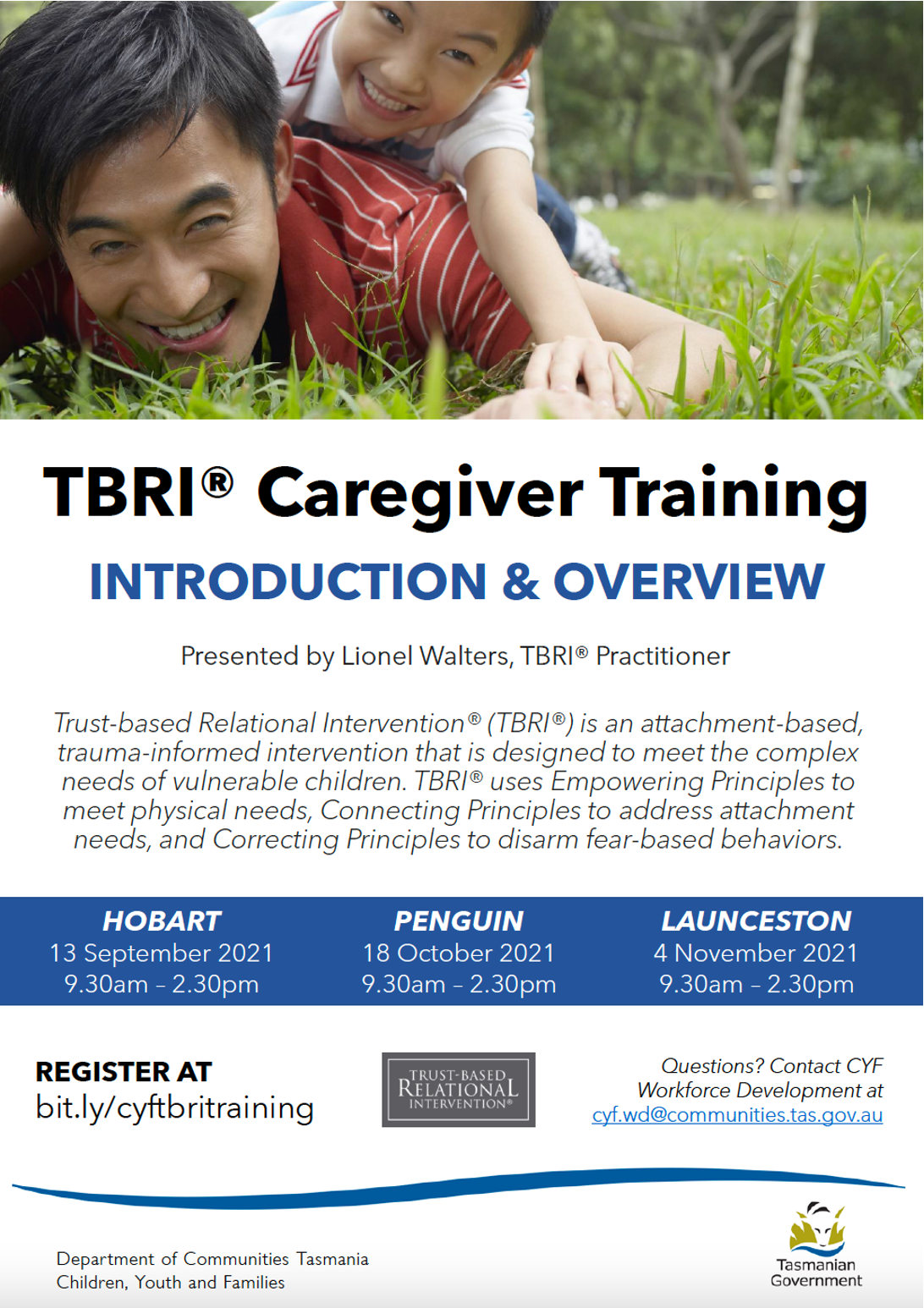 TBRI® Caregiver Training Foster and Kinship Carers Association Tasmania